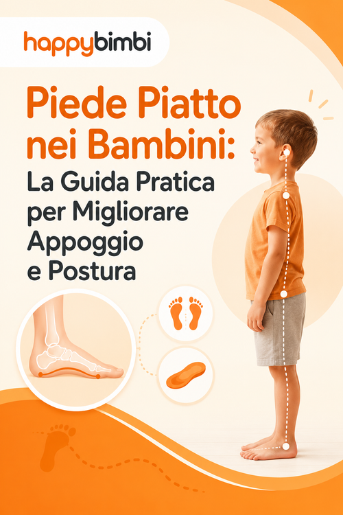 HappyBimbi - eBook Piede Piatto nei Bambini: La Guida Pratica per Migliorare Appoggio e Postura