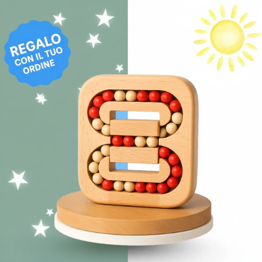 Puzzle a Biglie HappyBimbi – stimola la concentrazione e la coordinazione