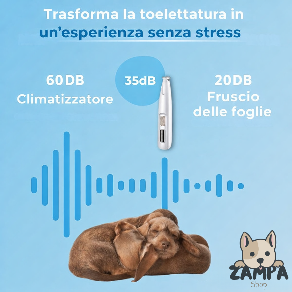 ZampaTrimmer Pro™ - Cura delle zampe indolore in pochi secondi