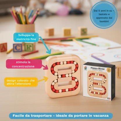 Puzzle a Biglie HappyBimbi – stimola la concentrazione e la coordinazione